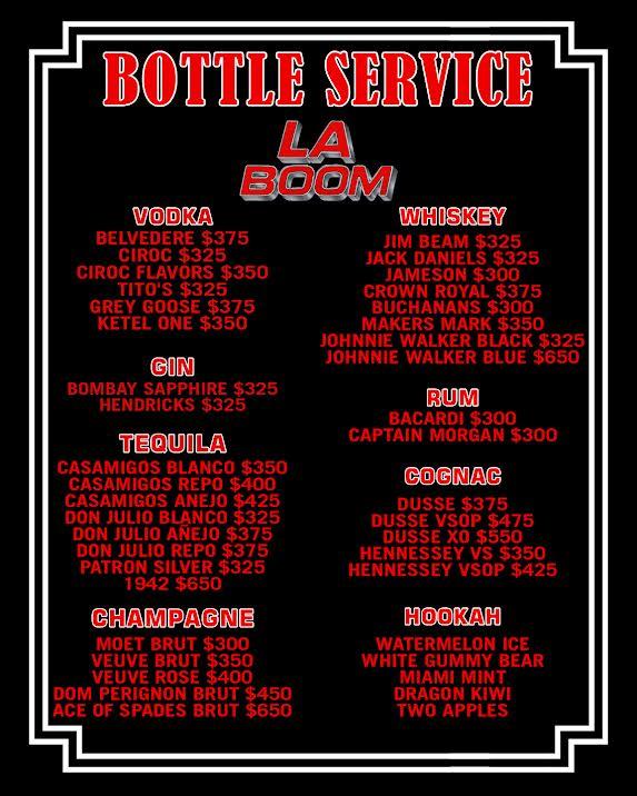 LA BOOM BOTTLE